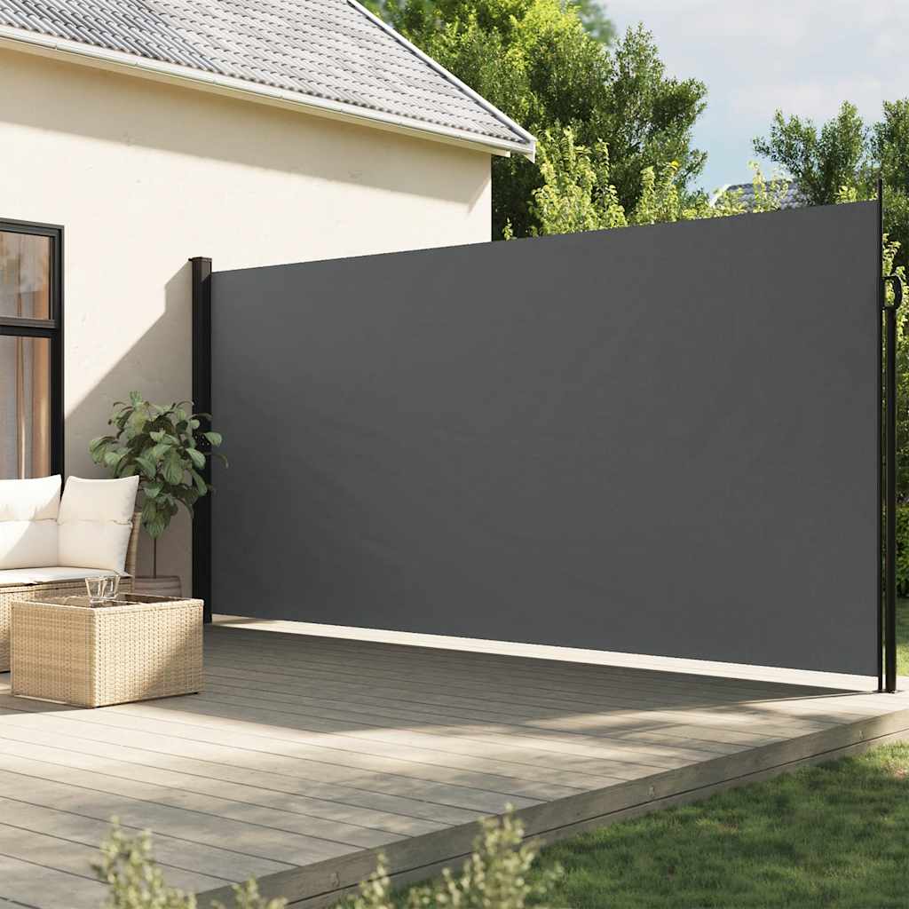 Vetonek Toldo lateral retráctil gris antracita 200x300 cm