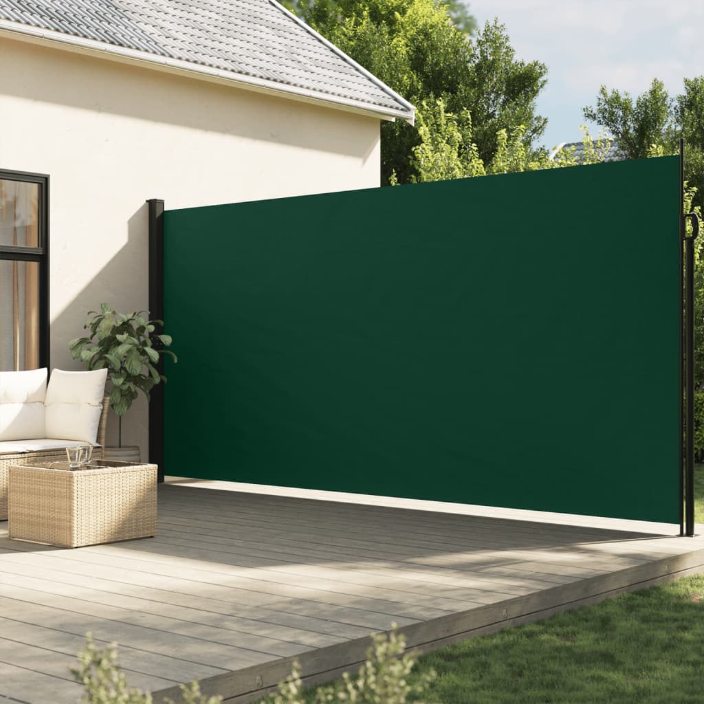 Vetonek Toldo lateral retráctil verde oscuro 220x300 cm