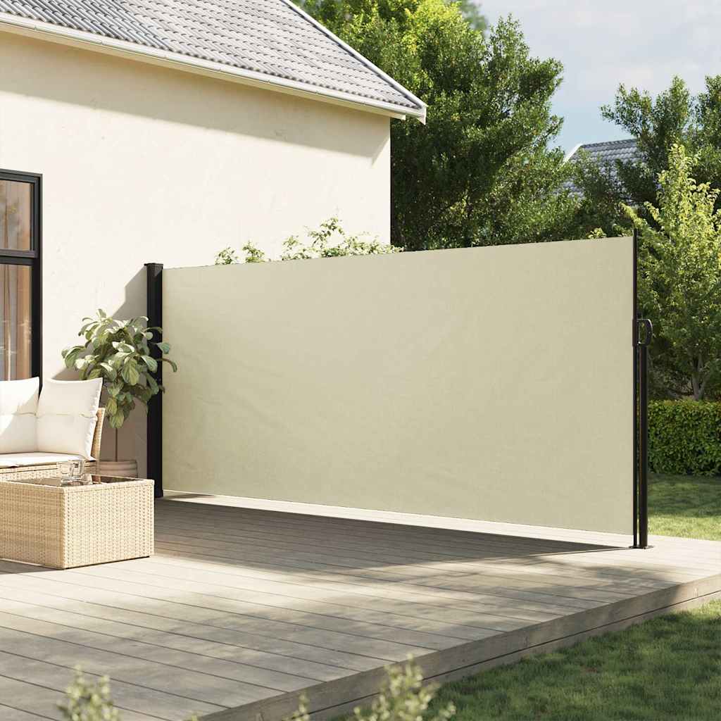 Vetonek Toldo lateral retráctil crema 160x600 cm