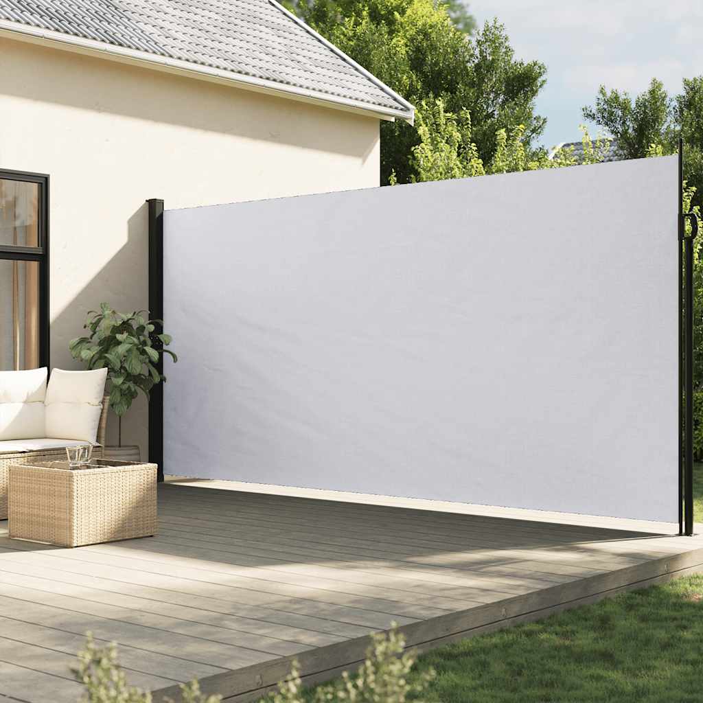 Vetonek Toldo lateral retráctil blanco 200x600 cm