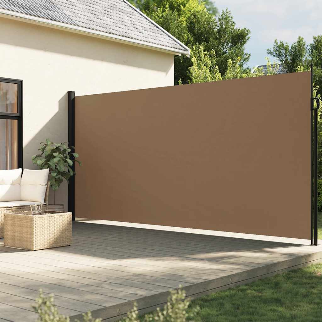 Vetonek Toldo lateral retráctil gris taupe 200x600 cm