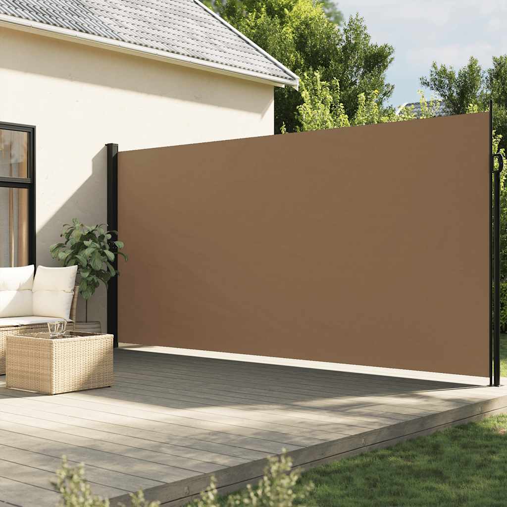 Vetonek Toldo lateral retráctil gris taupe 220x600 cm