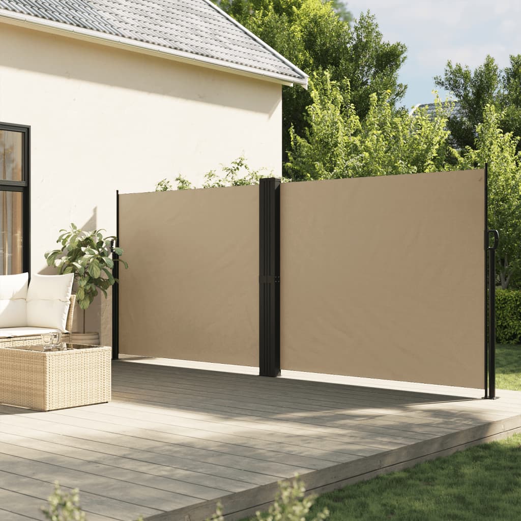 Vetonek Toldo lateral retráctil beige 160x600 cm