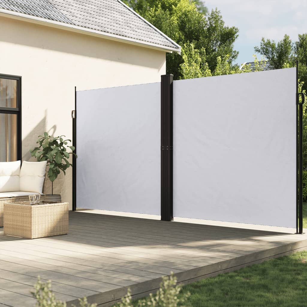 Vetonek Toldo lateral retráctil blanco 200x600 cm