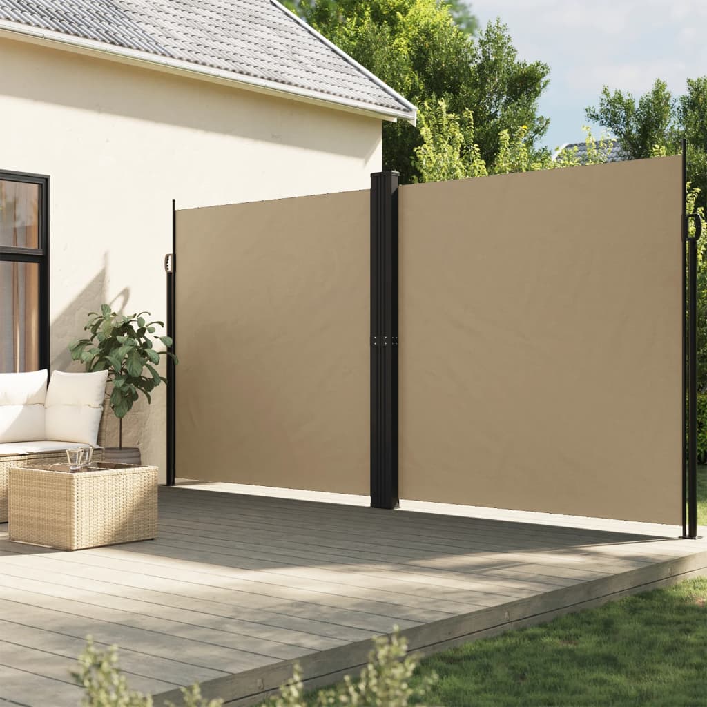 Vetonek Toldo lateral retráctil beige 220x600 cm