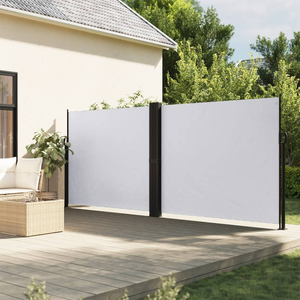 Vetonek Toldo lateral retráctil blanco 160x1200 cm