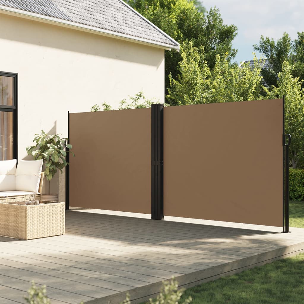 Vetonek Toldo lateral retráctil gris taupe 180x1200 cm