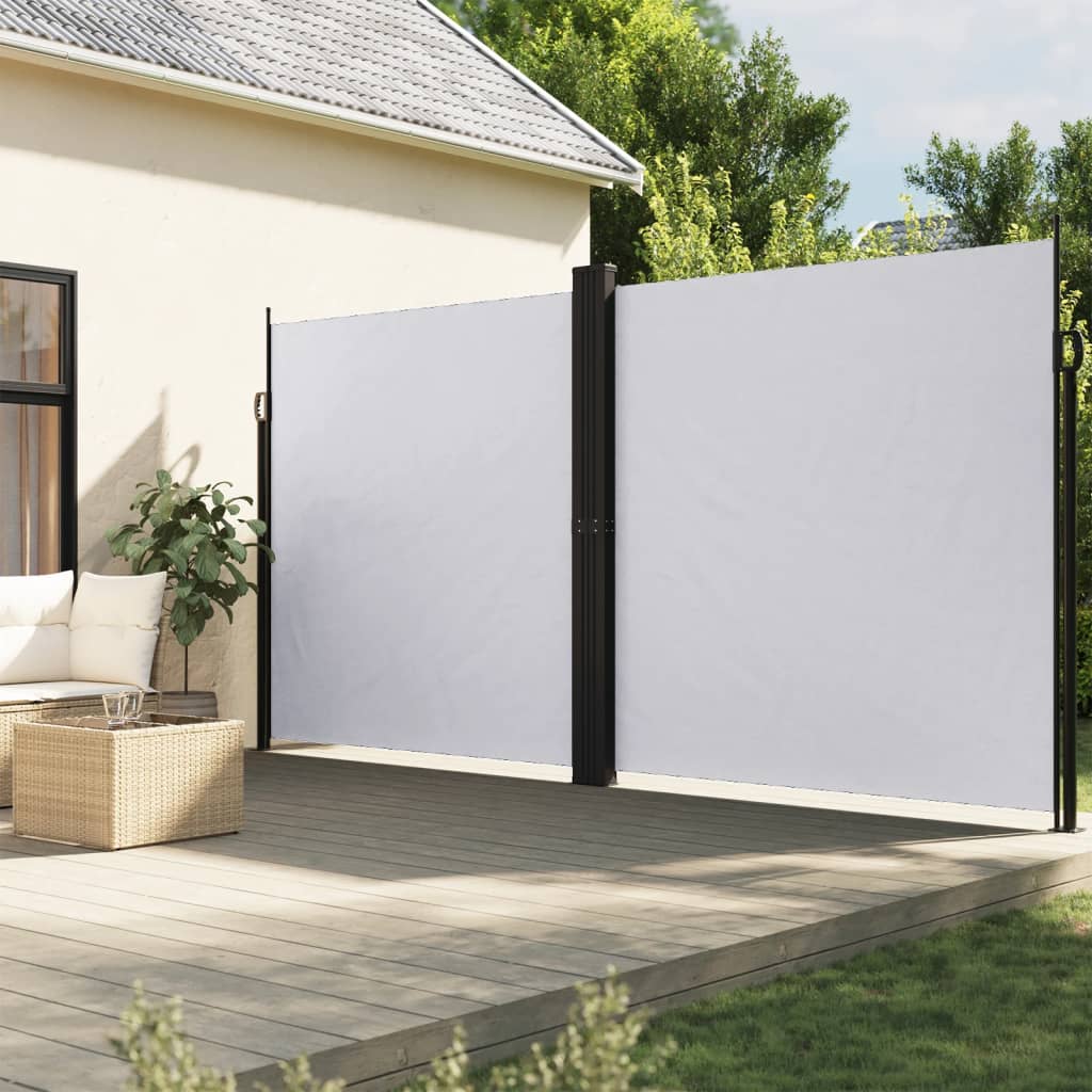 Vetonek Toldo lateral retráctil blanco 220x1200 cm