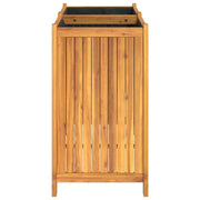 Jardinière avec revêtement en bois d'acacia massif 84x42x75 cm v7352 - Vetonek