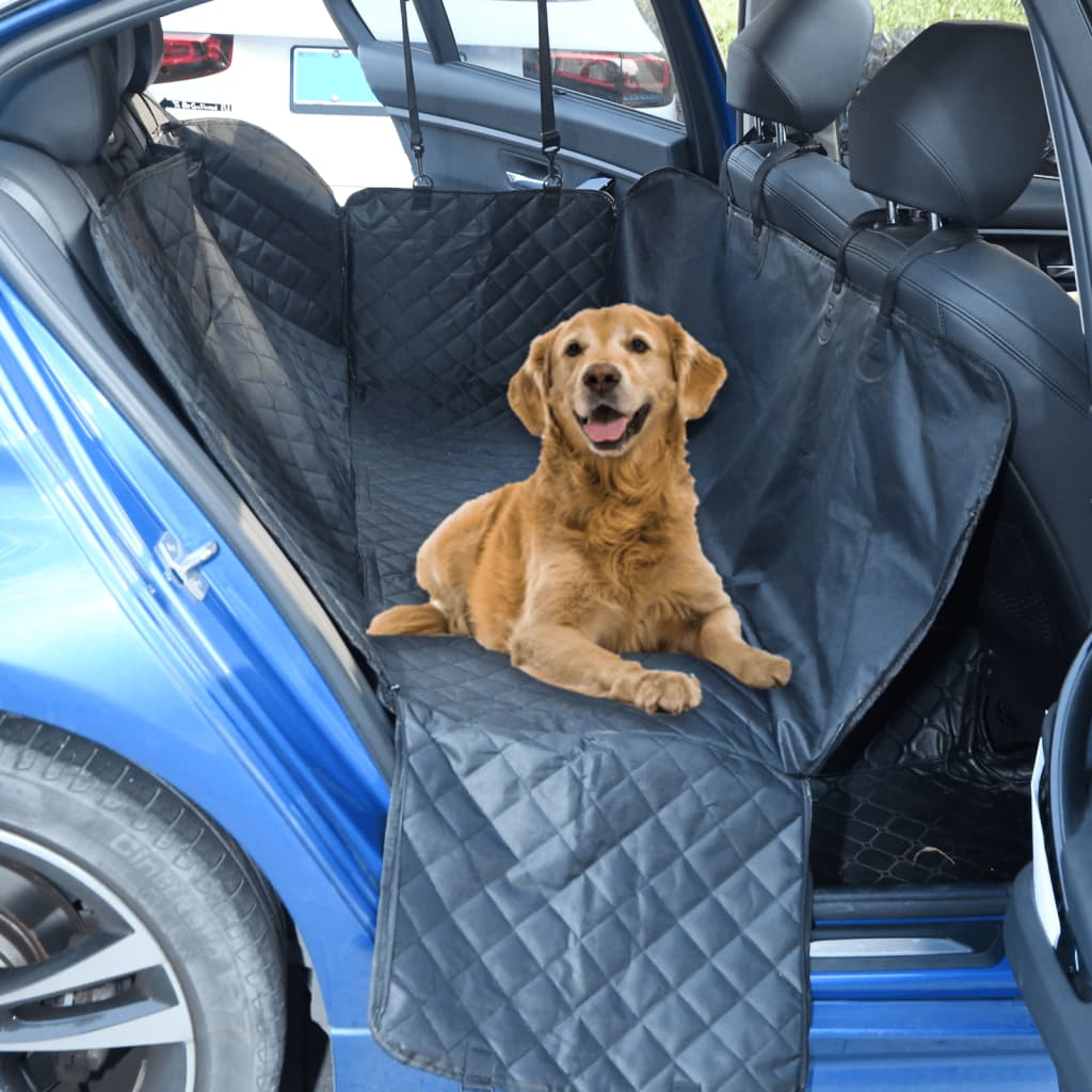 Vetonek Funda para asiento de coche para perros negro 137x46x50 cm