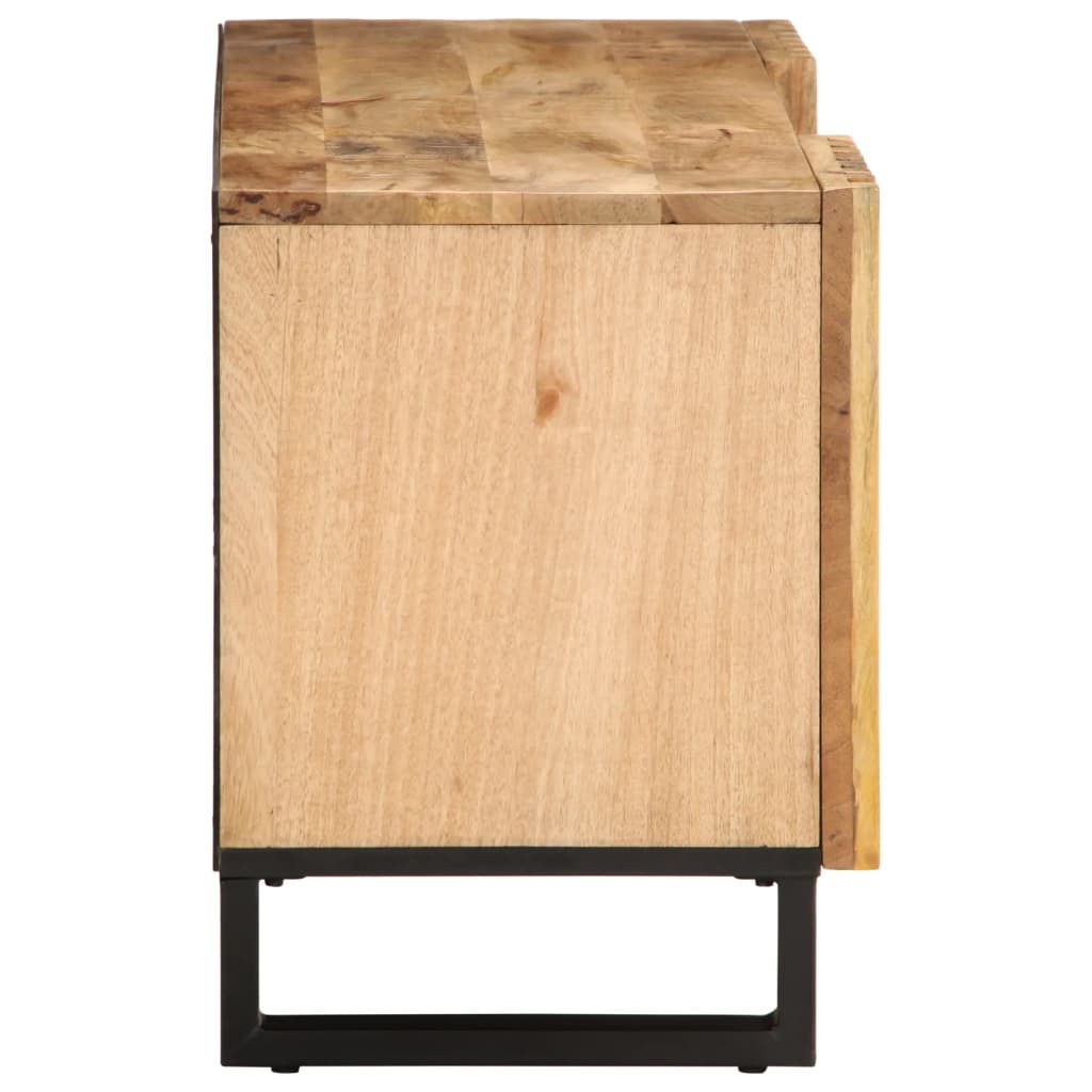 RUGOSE MANGO WOOD TV furniture 100x34x46 cm