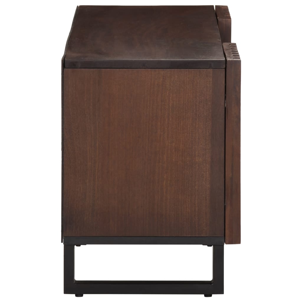 TV furniture solid wood Brown handle 100x34x46 cm