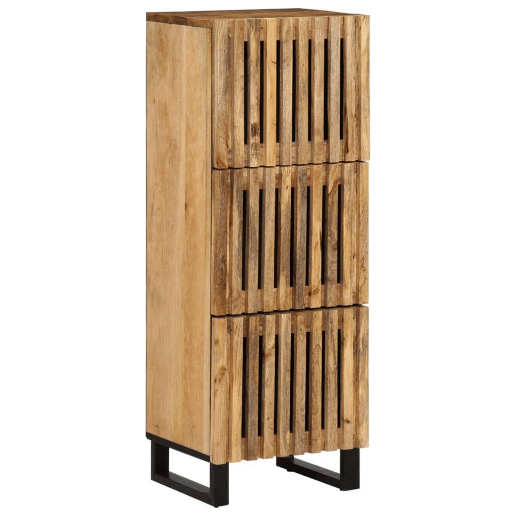 Vetonek Aparador alto de madera maciza mango rugosa 40x34x110 cm