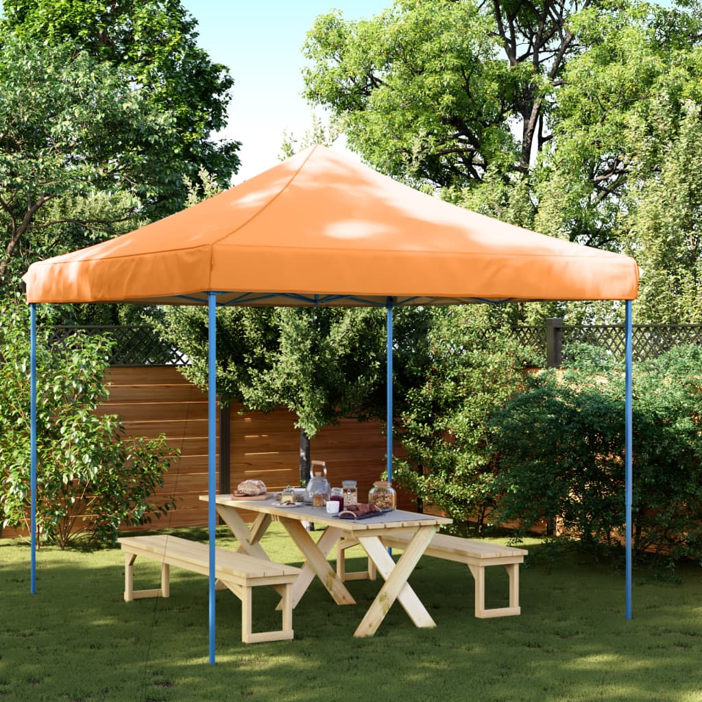 Tienda de fiesta plegable Pop-Up naranja 292x292x315 cm