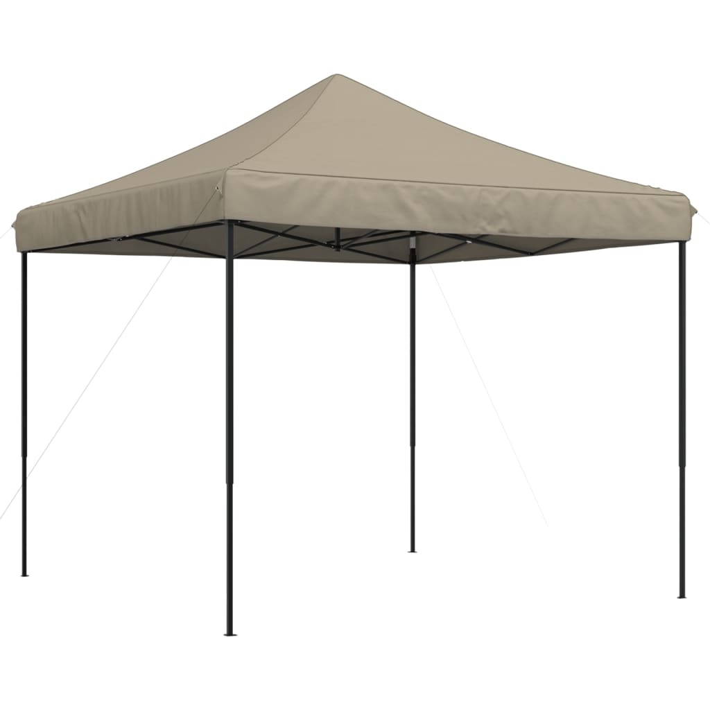 Tienda de fiesta plegable Pop-Up taupe 292x292x315 cm