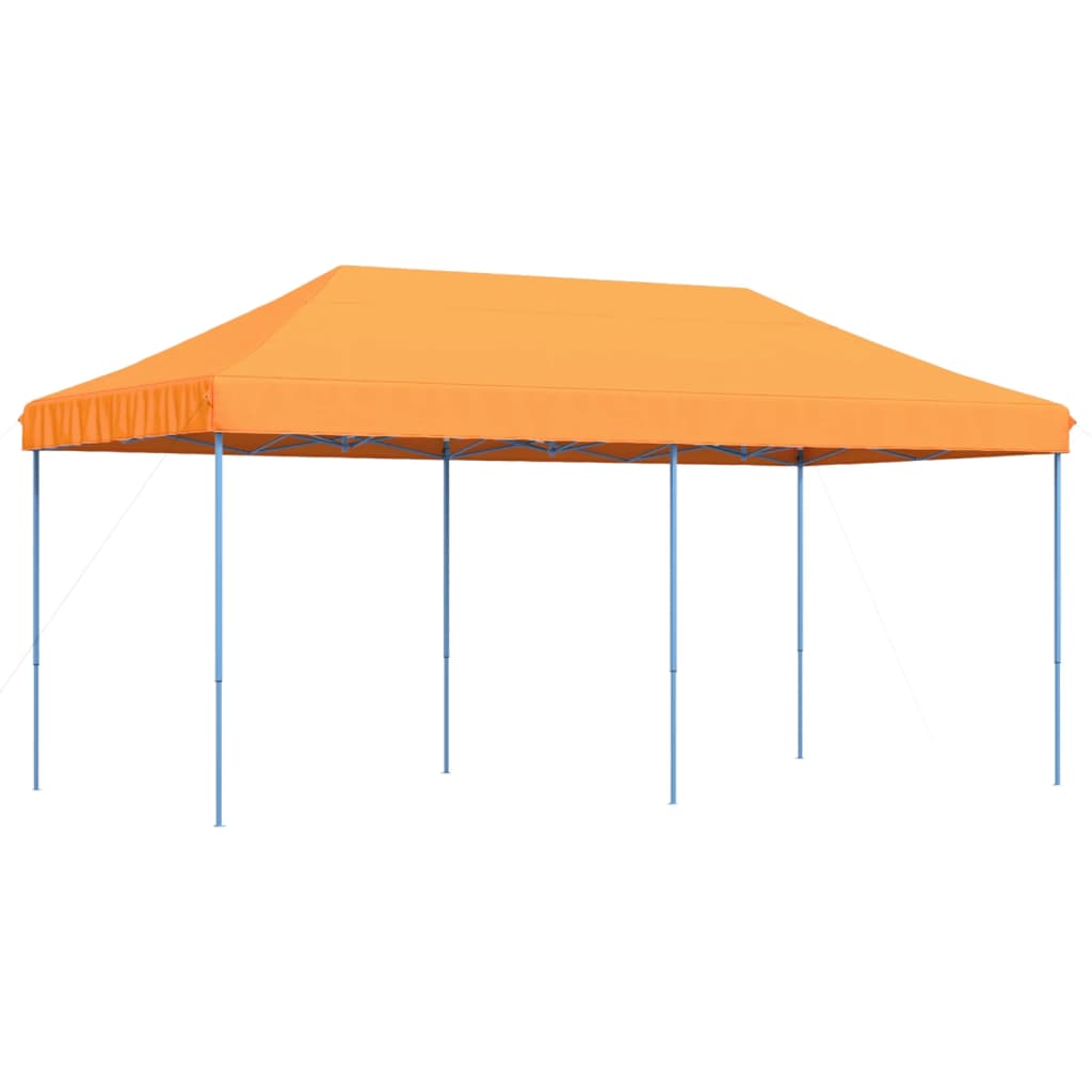 Tienda de fiesta plegable Pop-Up naranja 580x292x315 cm