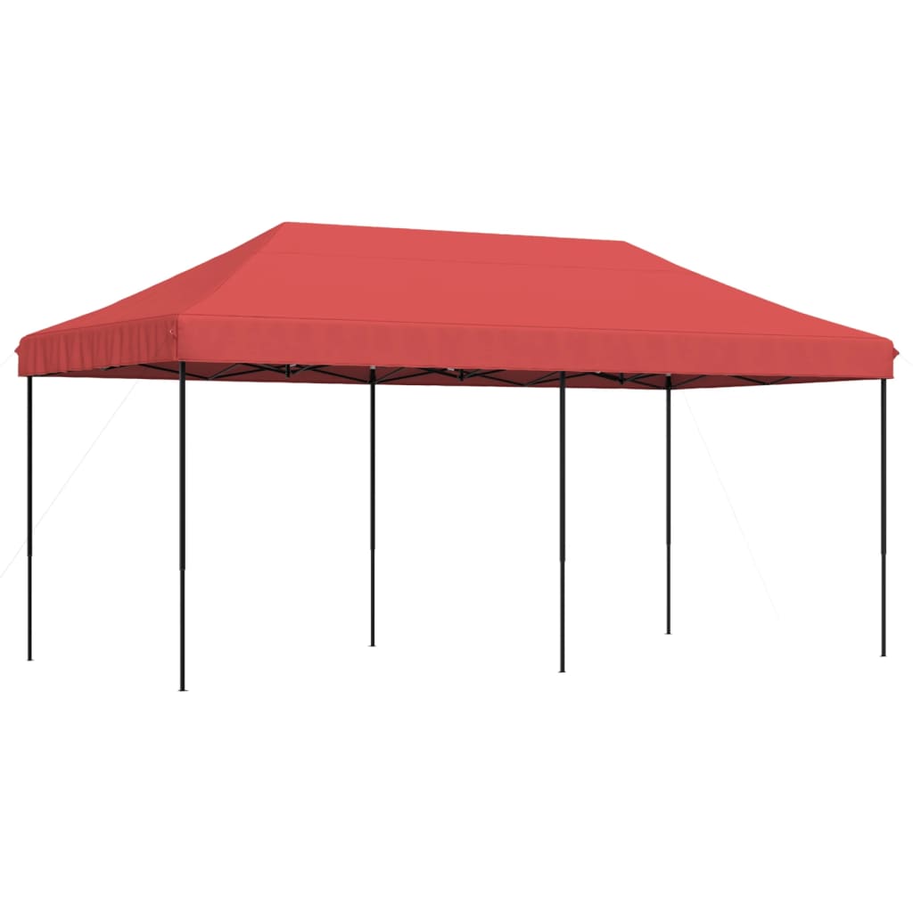 Tienda de fiesta plegable Pop-Up burdeos 580x292x315 cm