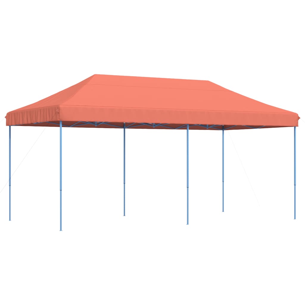 Tienda de fiesta plegable Pop-Up terracota 580x292x315 cm