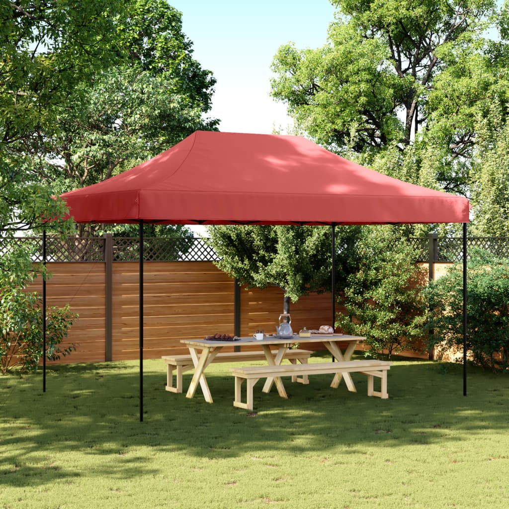 Vetonek Tienda de fiesta plegable Pop-Up burdeos 440x292x315 cm