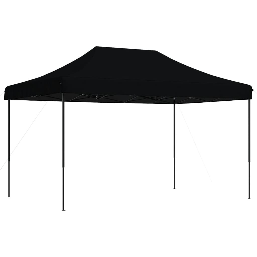 Tienda de fiesta plegable Pop-Up negra 440x292x315 cm