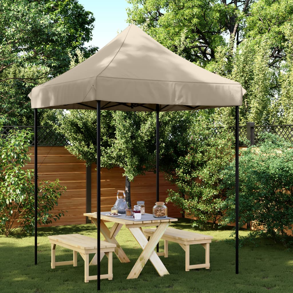 Vetonek Tienda de fiesta plegable Pop-Up taupe 200x200x306 cm