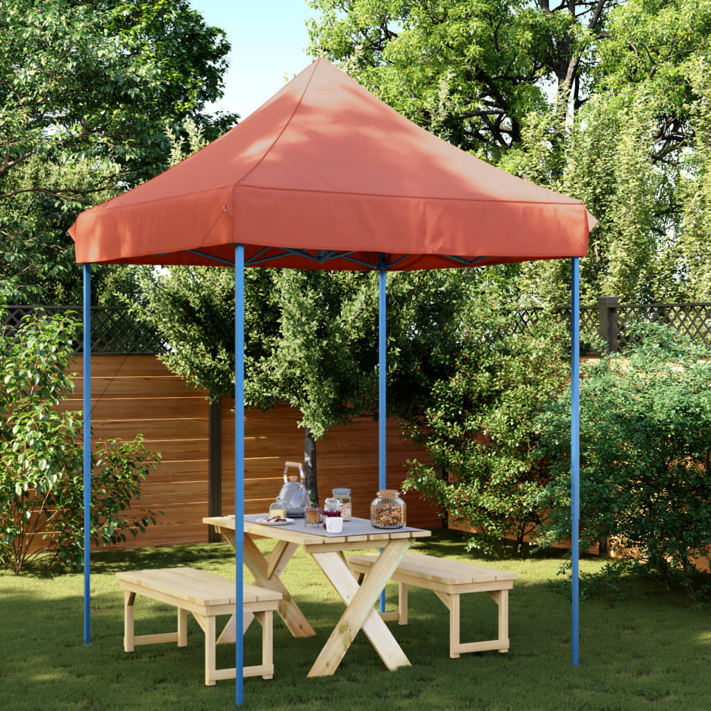 Vetonek Tienda de fiesta plegable Pop-Up terracota 200x200x306 cm