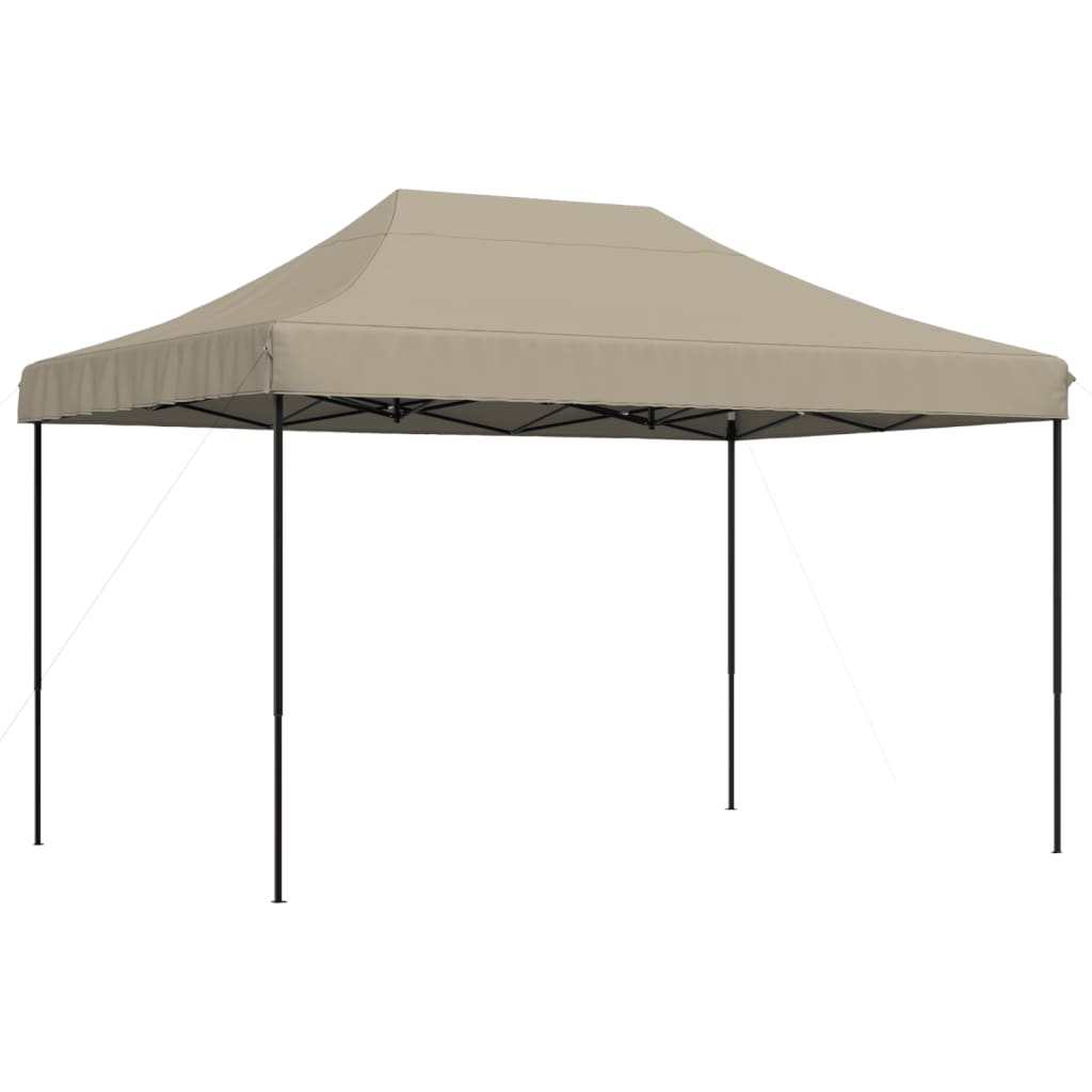 Tienda de fiesta plegable Pop-Up taupe 410x279x315 cm