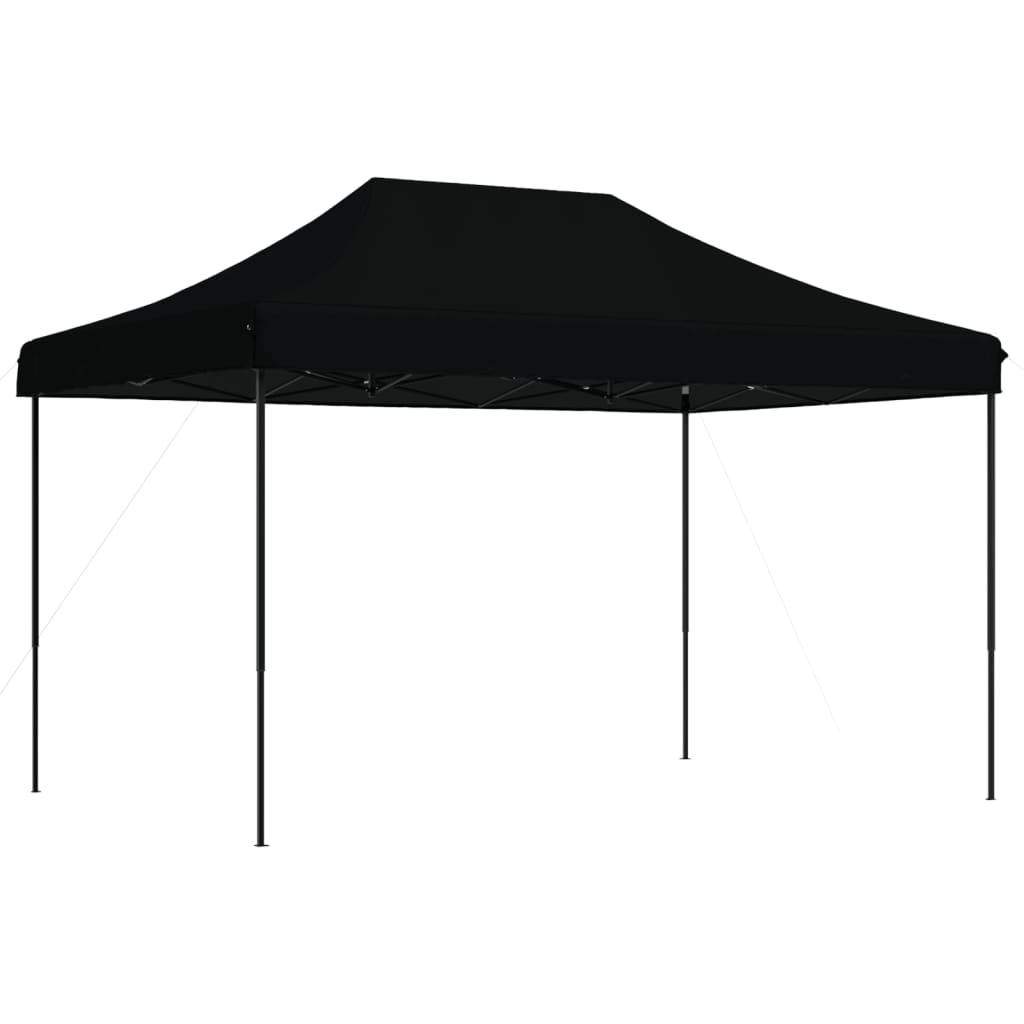 Tienda de fiesta plegable Pop-Up negra 410x279x315 cm