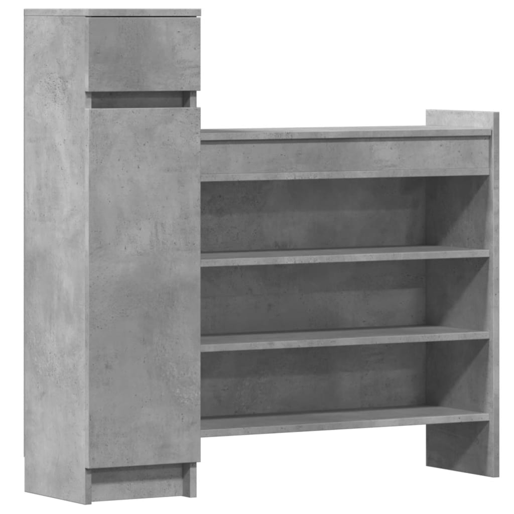 Zapatero Engineering Wood Concrete 100.5x28x100 cm