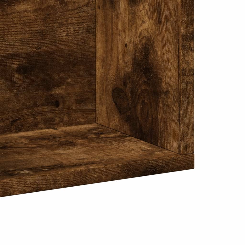 Meuble mural 2 pcs en bois d'ingénierie chêne fumé V3407 Vetonek