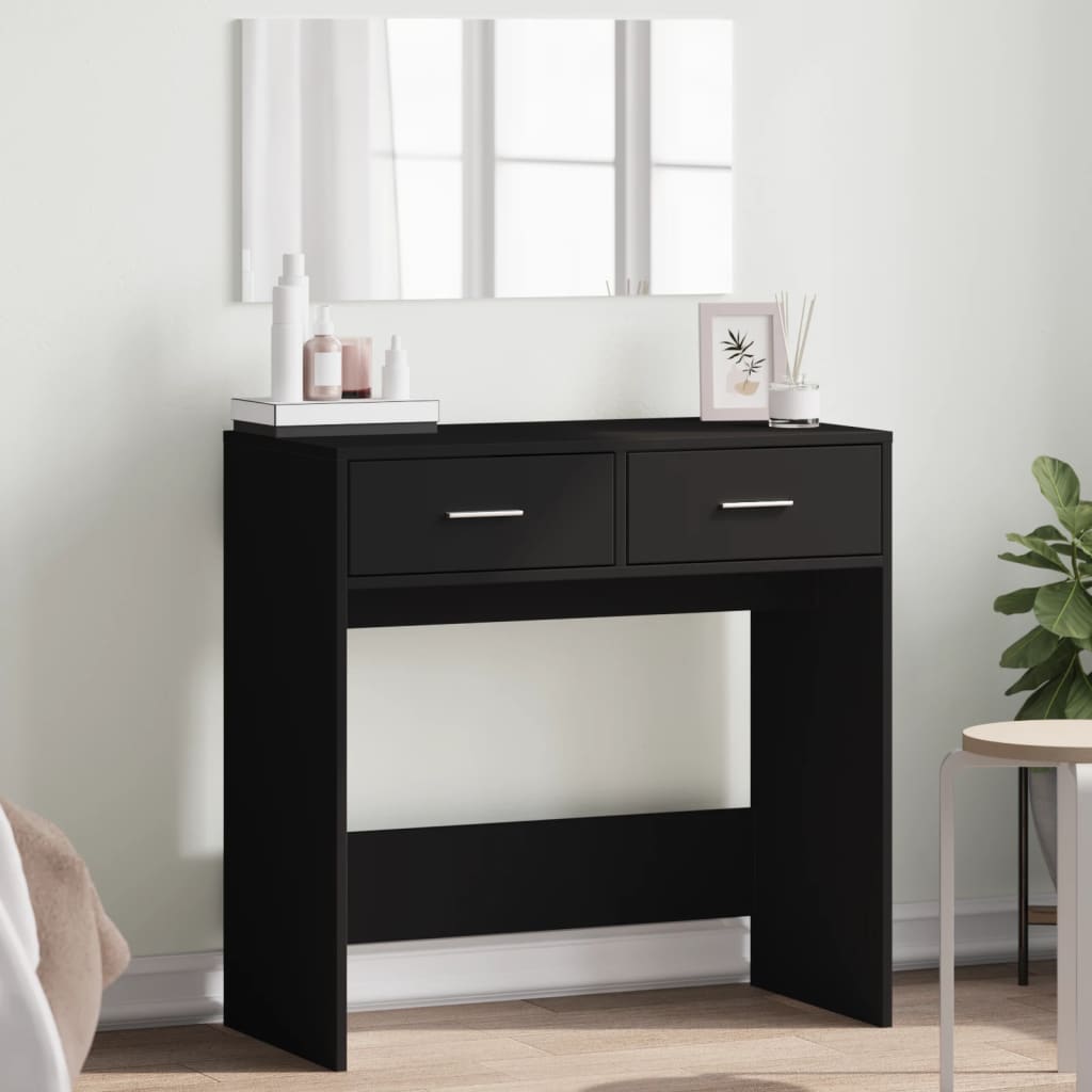 Dresser com espelho preto 80x39x80 cm