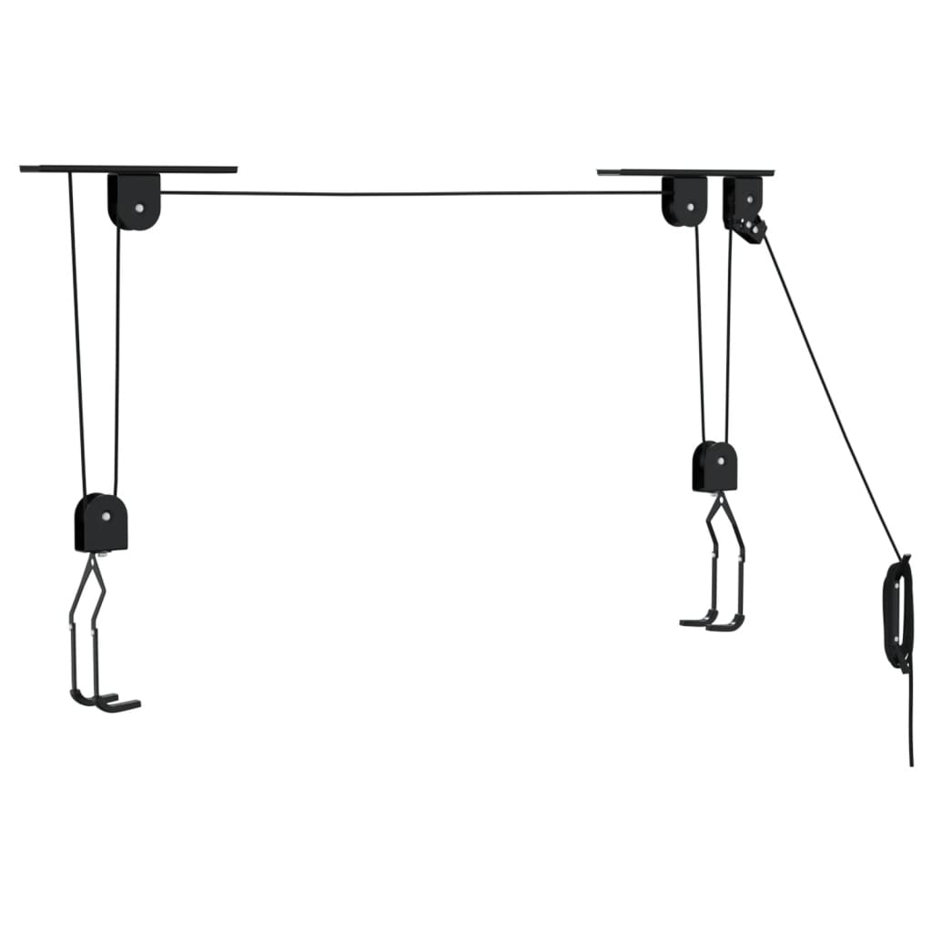 Elevadores de bicicletas con montaje en techo 2 unidades 20 kg