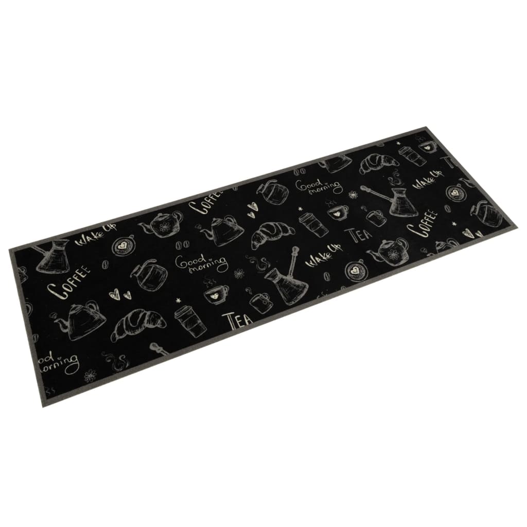 Tappeto cucina lavabile Black Morning 60x180 cm