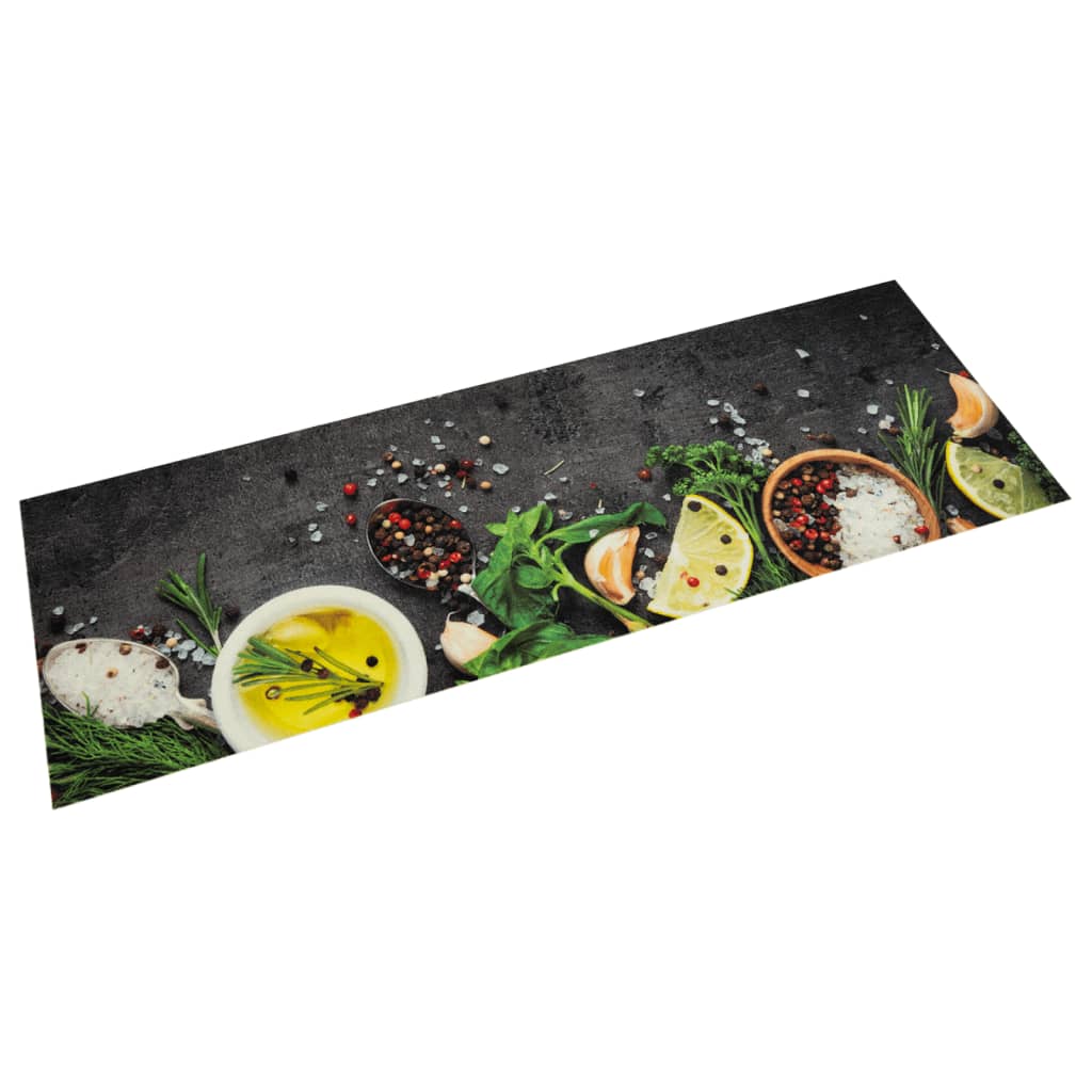 Spezza di disegno in tappeto in cucina lavabile 45x150 cm