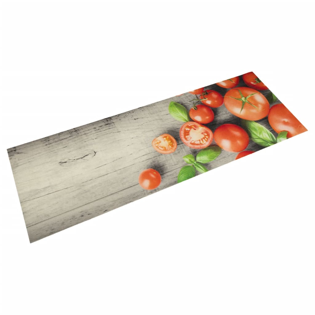 Pomodori in velluto con moquette da cucina lavabile 60x180 cm