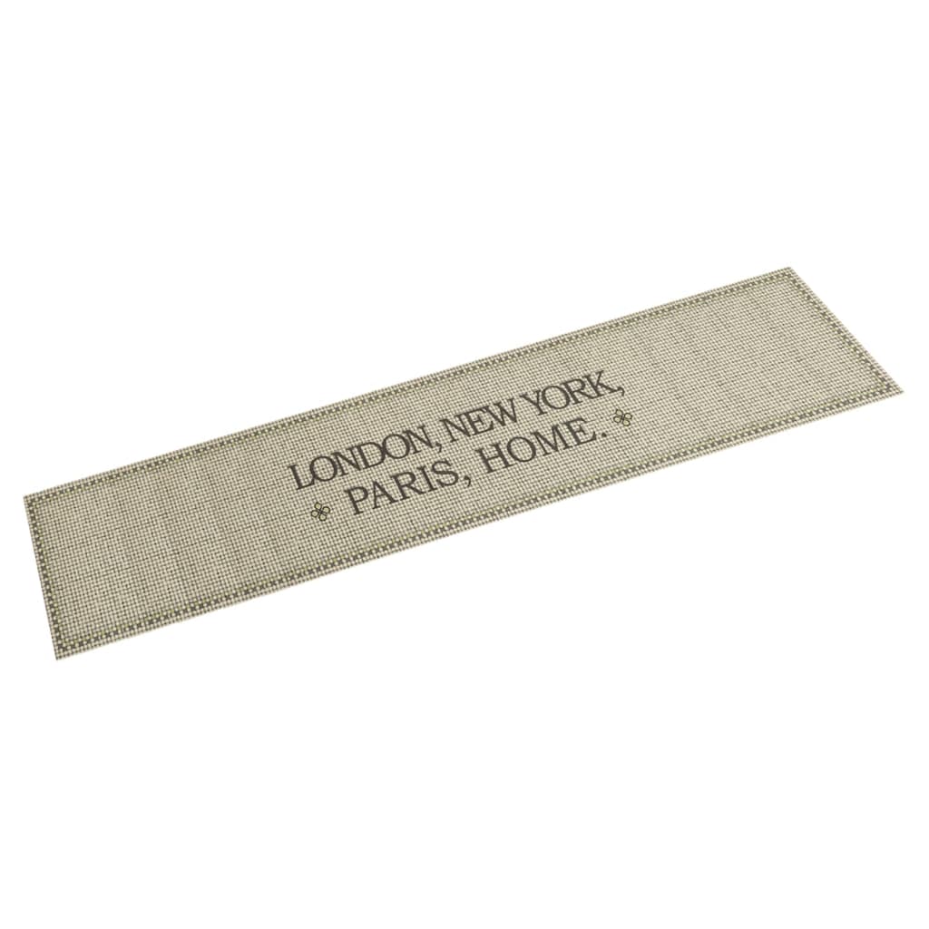 Vetonek Alfombra de cocina lavable terciopelo Capital Home 60x300 cm