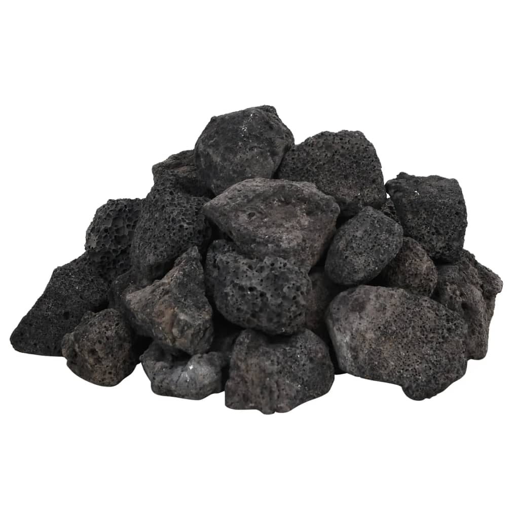 Rocas volcánicas negras 25 kg 3-5 cm