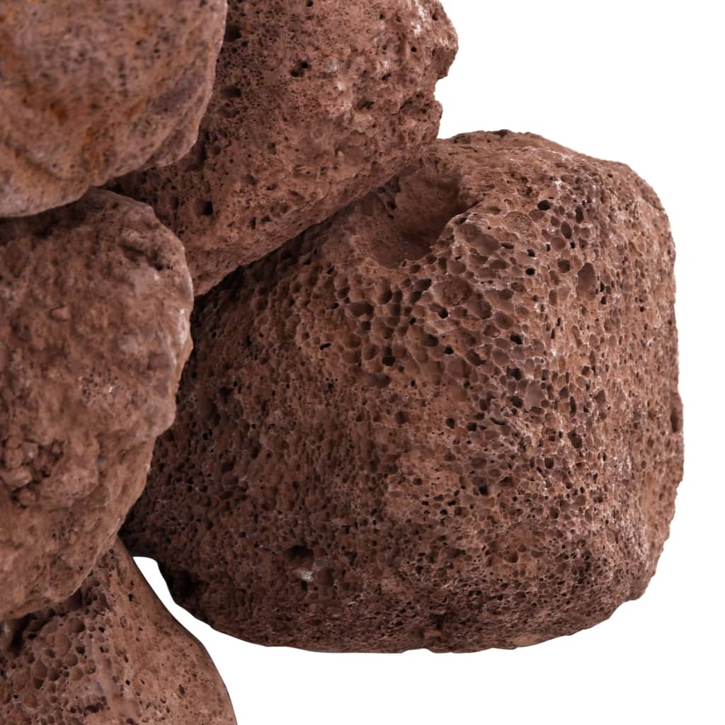 Red volcanic rocks 10 kg 10-30 cm