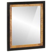 Conjunto de muebles de baño 2 pzas madera maciza mango y hierro v8804 - Vetonek