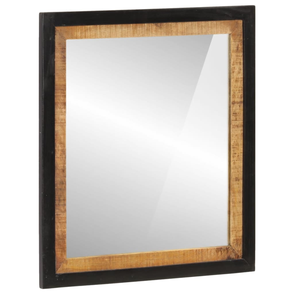 Conjunto de muebles de baño 2 pzas madera maciza mango y hierro v8804 - Vetonek