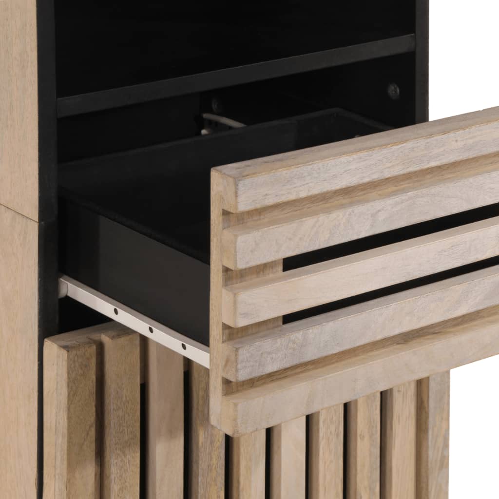 Conjunto de muebles de baño 5 piezas madera maciza de mango V9092 Vetonek