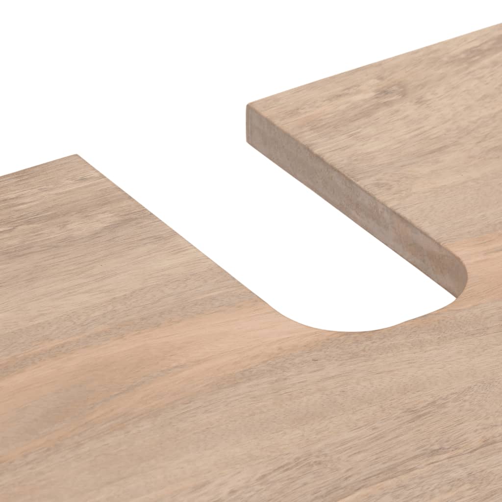 Conjunto de muebles de baño 5 piezas madera maciza de mango V9092 Vetonek