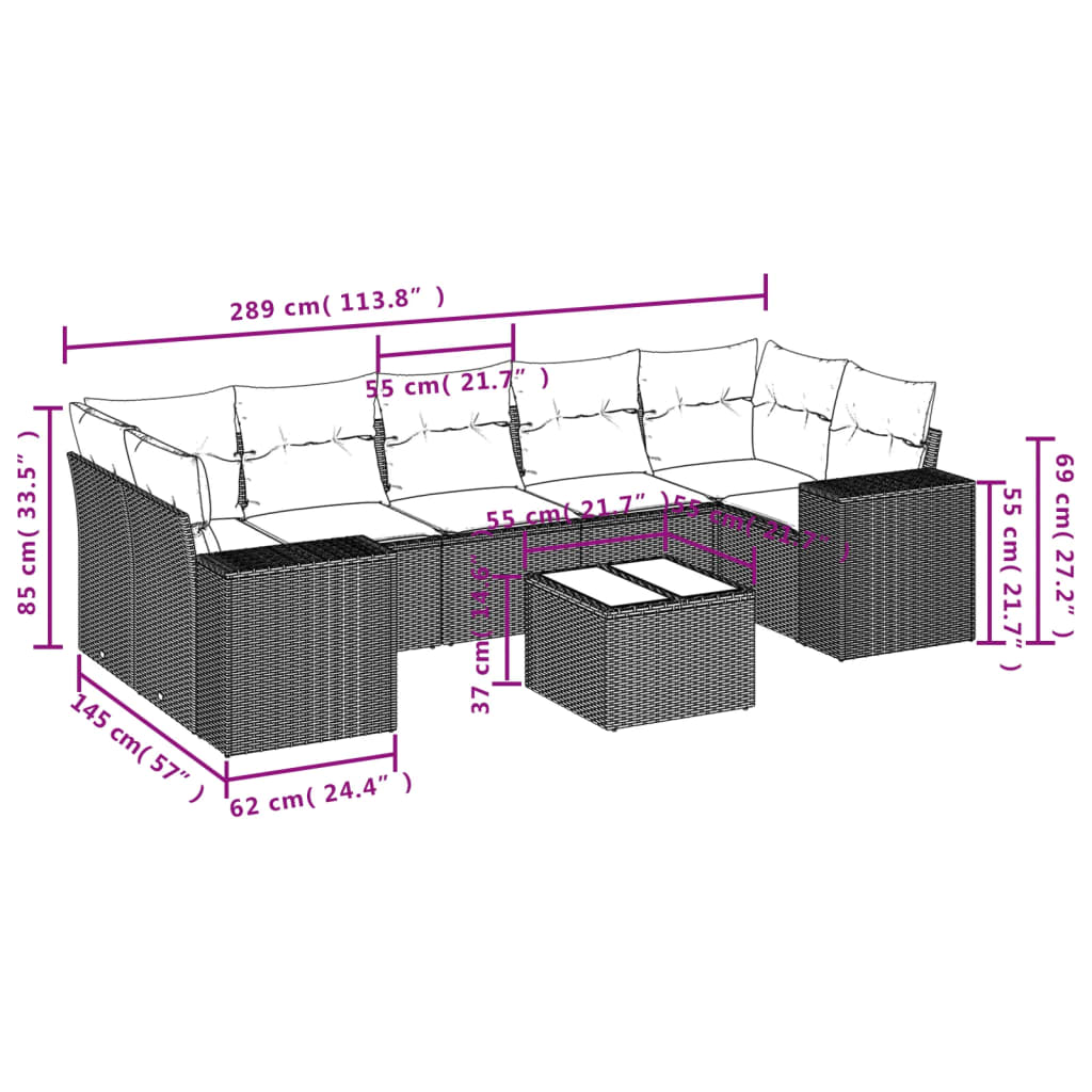 Gartensofas Seta Set