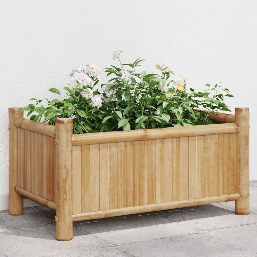 Bamboo planter 50x30x25 cm v1607 Vetonek