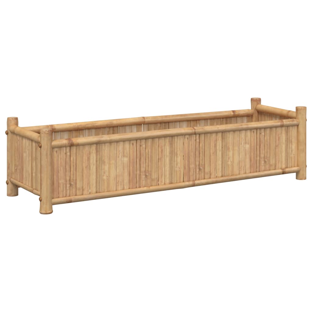 Bamboo planter 100x30x25 cm - Vetonek