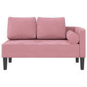 Sofá Divan com almofadas de veludo rosa V4257 Vetonek