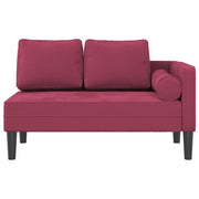 Sofá Divan com almofadas de veludo vermelho V4264 Vetonek