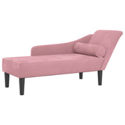 Sofá Divan com almofadas de veludo rosa V4424 Vetonek