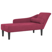 Sofá Divan com almofadas de veludo vermelho V4431 Vetonek