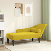 Sofá Divan com almofadas de veludo amarelo v4455 Vetonek